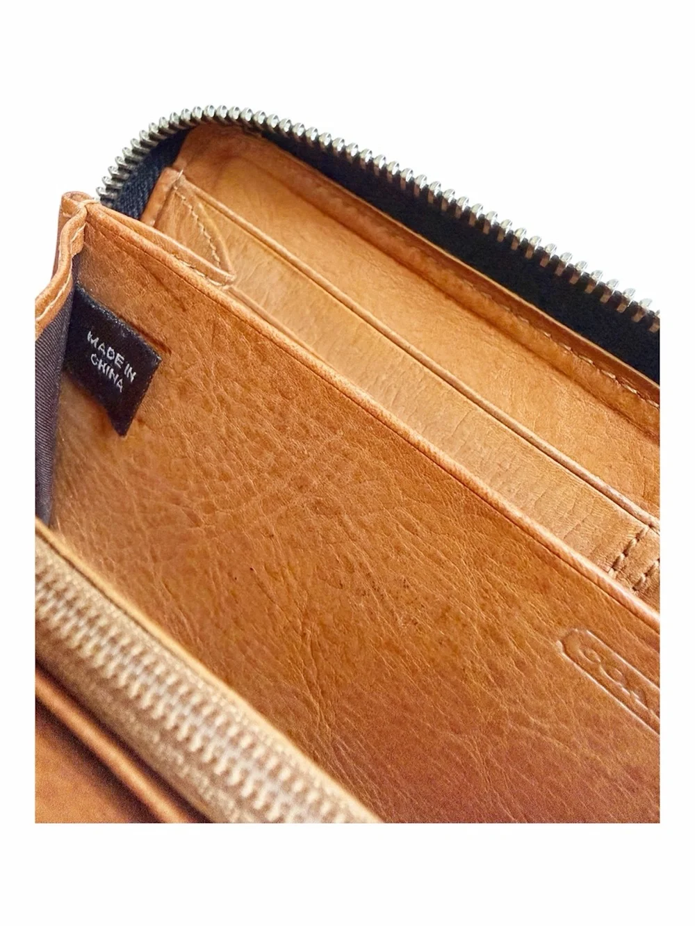 Coach Black Pebbled Leather Zip Around Continental Wallet